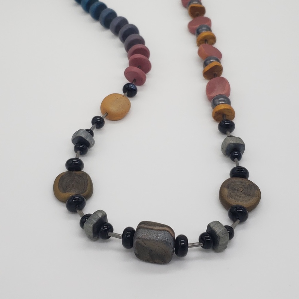 Handmade Polymer Bead Necklace